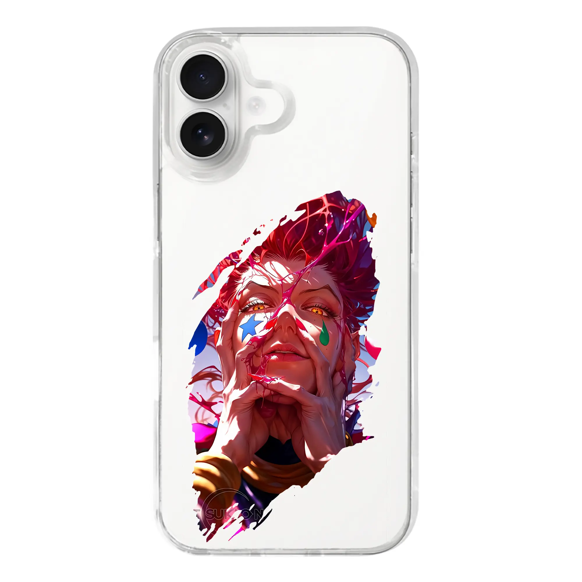 ハンター×ハンター グッズ ヒソカ＝モロウ - iPhone 17シリーズ 透明スマホケース – 薄型・耐衝撃・精密フィット保護カバー